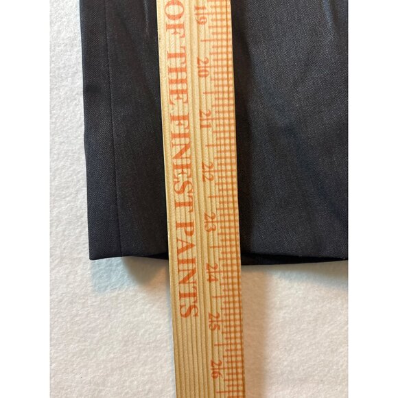 Ralph Lauren Purple Label Mens Grey Pinstripe Two-Button Suit Jacket 46 - Picture 7 of 14